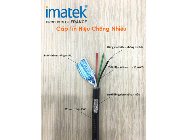 Cáp tín hiệu chống nhiễu phôi nhôm hạn chế tối đa hiện tượng nhiễu sóng