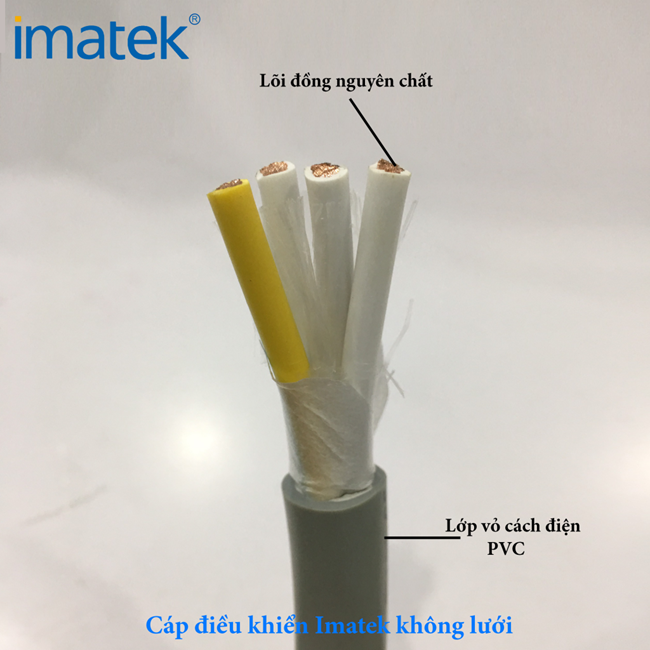 Cáp điều khiển chống nhiễu không lưới Imatek